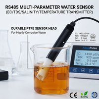 Capteur d'eau PTFE avec sortie RS485, compatible GPRS, 4G, Wi-Fi, Lora, LoRaWAN, mesure simultanée de la température, de la TDS et de la salinité