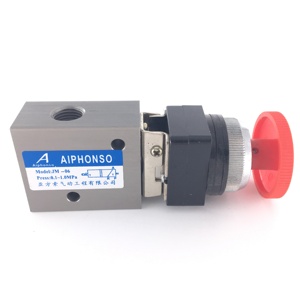 JM loạt khí nén push button cơ khí Van không khí với thí điểm cấu trúc - Product Image 1