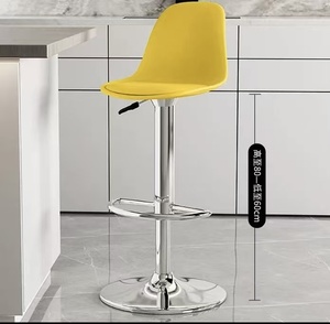 Современные вращающиеся барные стулья, высокие стулья и барные стулья с регулируемой высотой подходят для домашних баров, ресторанов и кухонь. - Product Image 4