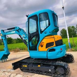 Climatisation de cabine pour mini-excavatrice hydraulique KX135 modèle 2022, 3,5 tonnes, incluant pompe, roulement et engrenage - Product Image 3