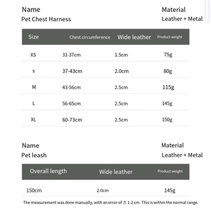 Set di Imbracature per Cani in Pelle PU di Lusso Personalizzato con NASTRI, Impermeabile e Morbido, Design alla Moda per Passeggiate con Cuccioli - Product Image 6