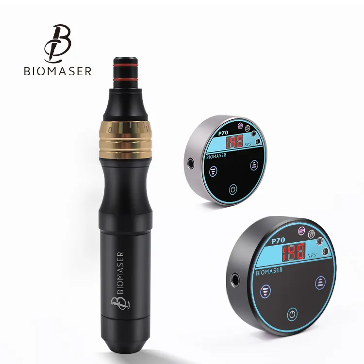 Biomaser/OEM rotary tattoo gun typ digital microblading pen maschine kit für permanent make-up kosmetische
