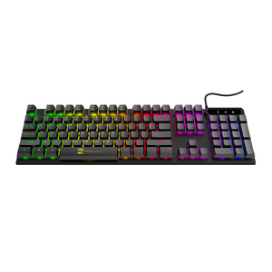 Teclado Gamer, özelleştirilmiş Oem ergonomi mekanik kablolu bilgisayar oyun klavyesi - Product Image 1