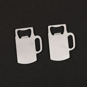 Abridor de Botellas de Cerveza de Acero Inoxidable con Forma Personalizada, Diseño de Taza, Abridor Metálico - Product Image 4