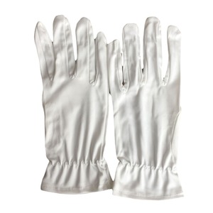 Cleanroom <b>Gloves</b> Synthetic Fiber Anti-slip Smooth Full Texture <b>Knitting</b> Lining Low Particulate Release Unisex White - Product Image 5