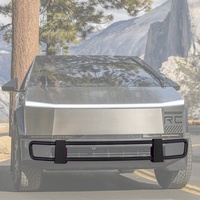 Pour 2023-2025 Cybertruck tout-terrain pare-chocs avant en acier robuste avec support de treuil et plaque de protection
