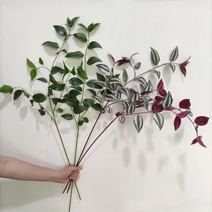 ต้นไม้ประดิษฐ์แบ<span class=keywords><strong>บ</strong></span>สัมผัสเหมือนจริง ขนาดนิ้ว <span class=keywords><strong>ใบไม้</strong></span>ปลอมแ<span class=keywords><strong>บ</strong></span><span class=keywords><strong>บ</strong></span>กิ่งก้าน ต้นโอ้โมประดิษฐ์ สำหรับตกแต่ง<span class=keywords><strong>บ</strong></span>้าน - Product Image 3