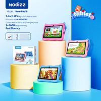 Tablet PC Anak Baru Pad6 Smart 7 Inch Android MTK WiFi 4G dengan Aplikasi Edukasi dan Pelindung Anti Jatuh