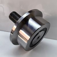 Bantalan Rol Rel Berflens Pelumas Oli, Pelari Beban, Cam Follower, Tipe Tertutup, Flange Stud, Merek Connel FCF 2 1/2 Diameter 25mm