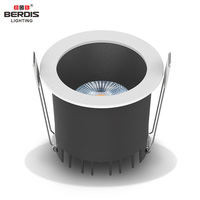 Anti-éblouissement Fixe Mince Spot CE ERP Intérieur Lumière Aluminium Moulé Sous Pression 55mm Découpe Mini Petite Puissance Led Downlight