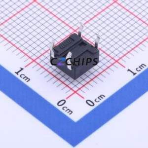 K2-6639DP-C3SW-04 Tactile Switch Through hole Component (THT)-4P,6x6mm Switch 1.8N Through Hole 6mm 6mm - Product Image 2