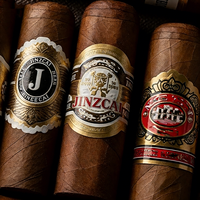 Bande de cigare personnalisée OEM/ODM avec logo de marque privée, impression de cercle de cigare, étiquette de cigare gaufrée à la feuille d'or pour cigares