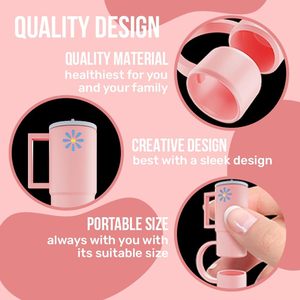 Couverture de paille en silicone de couleur variable pour accessoires de tasse Stanley Stanley - Product Image 6
