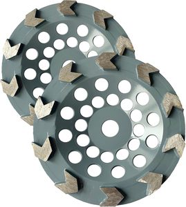 سهم ماسي على شكل حرف V للحجر الخرساني "5" 7 "أدوات كشط لطحن الزوايا قاعدة فولاذية سيراميك - Product Image 3