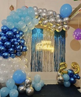 Großes Kaltweißes Happy Birthday Neon-LED-Leuchtschild für Geburtstagsfeier-Hintergrund-Dekoration Dimmbares USB-Betriebenes Banner