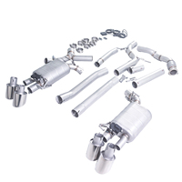 GFC Catback Valvetronic Silencieux pour Audi A4 A5 B8 1.8T 2.0T 2008-2016 Tuyau d'échappement de valve de voiture haute performance