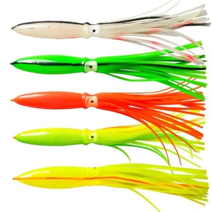 Esche Luminose in Gomma a Forma di <span class=keywords><strong>Calamaro</strong></span> 32g, Esche Morbide in <span class=keywords><strong>Silicone</strong></span> per Polpo, Esche per Traina a Forma di <span class=keywords><strong>Calamaro</strong></span> - Product Image 1