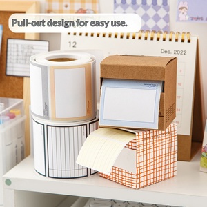 Blocs-notes autocollants transparents à haute esthétique, créatifs, pour la correction des erreurs, pour étudiants, taille personnalisable - Product Image 1