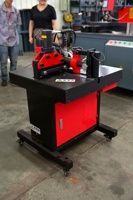 La meilleure vente DSMX-70 trois-en-un barre de cuivre hydraulique intégrale Machine de barre omnibus combinée mobile pour l'appareillage de tension
