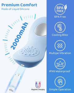 HORIGEN Cooling Therapy Laktation <span class=keywords><strong>massage</strong></span> gerät 2 in 1 kalte Kompresse & Vibration Silikon Brust <span class=keywords><strong>massage</strong></span> zum Stillen - Product Image 6