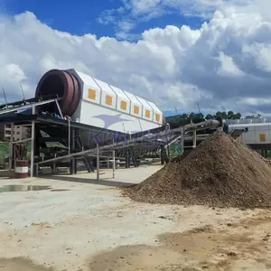Máquina de tratamiento de plantas de reciclaje de residuos sólidos municipales de construcción