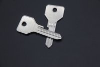 Clé vierge en fer pour serrurier, fraisage facile, tête de 24,2 mm, pour machine à tailler les clés, pièce de rechange pour serrure de porte