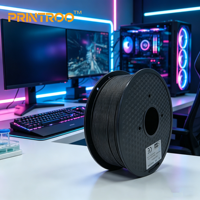 Filamento PA12 CF PRINTROO FDM Universal de Alimentación Suave, Fibra de Carbono, Alta Resistencia, Baja Humedad, Ligero y con Baja Deformación