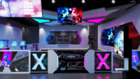 Simulateur de jeux VR multijoueur, simulateur de tir VR 9D pour les centres commerciaux VR en intérieur, les jeux de salle d'évasion