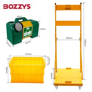 Carrito de Recolección de Aguas Residuales de 35L para Estación de Lavado de Ojos de Emergencia, 8 Galones con Recubrimiento - Product Image 2