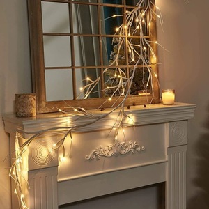 Bent Willow Vine Light White Birch Shape Led <b>Decorative</b> <b>Lighting</b> For Indoor Christmas Decoration - Product Image 2