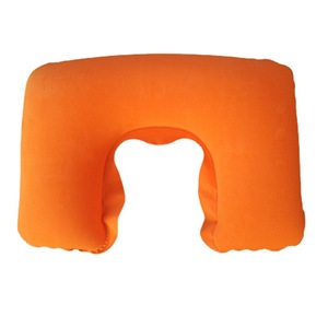 Almohada de Viaje Inflable en Forma de U, Soporte para el Cuello de PVC Flocado, Compañero para Siesta al Aire Libre, Opciones Multicolores - Product Image 5