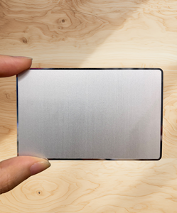 Cartes Métalliques Vierges Premium en Acier Inoxydable 304 Effet Miroir Or et Argent – Cartes de Visite Métalliques Simples - Product Image 2