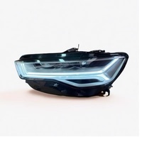 Nouveaux phares LED Audi A6 A6 C7 2012-2018, lentille de projecteur, signal dynamique DRL, 4000 Lm, 6000K, 12V, 36W, ampoule H4