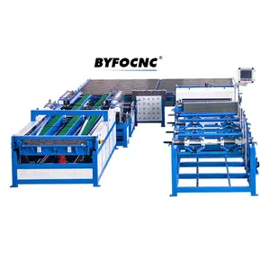 Air Conditioning Hvac U Shape Auto Rectangular Air Duct Production Line 5 Duct Making Machine