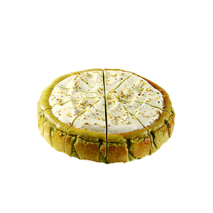 Pastel <span class=keywords><strong>de</strong></span> Mousse <span class=keywords><strong>de</strong></span> Pistacho Vasco para Exhibición en Supermercados, Congelado, 8 Pulgadas, 850g, en Caja Redonda, para Venta Minorista <span class=keywords><strong>de</strong></span> Postres - Product Image 4