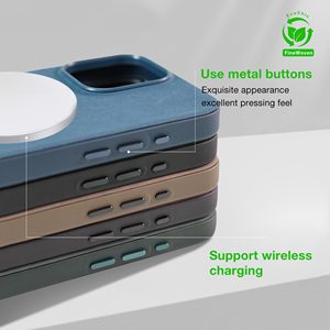 Nhà Máy Bán buôn finewoven tái chế da trường hợp điện thoại sang trọng 15 cho <span class=keywords><strong>Apple</strong></span> cho <span class=keywords><strong>iPhone</strong></span> 16 Pro Max PC chất liệu - Product Image 5