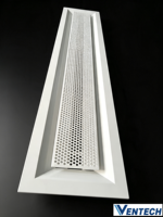Diffuseur d'air linéaire Ventech OEM, nouveau style, grille moderne, plafond minimaliste, intérieur villa, hôtel, CVC, entretien facile