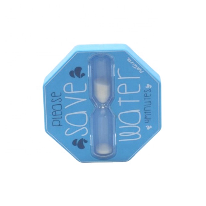 XINBAOHONG восьмиугольное пластиковое водонепроницаемое стекло для душа 5 минут с таймером всасывания песка