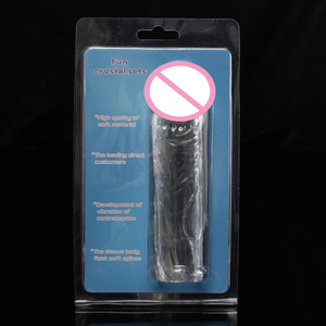 Préservatif en cristal souple pour retarder l'éjaculation, réutilisable, manchon d'agrandissement du pénis, extenseur <span class=keywords><strong>Gsm</strong></span> - Product Image 3