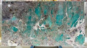 Dalles de quartzite vert <span class=keywords><strong>Amazon</strong></span> de luxe naturelles modernes pour murs intérieurs d'hôtels, sols, lavabos et aménagements de meubles de salle de bain - Product Image 3