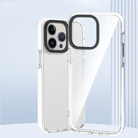 Coque de téléphone portable en acrylique TPU + PC pour iPhone 16 16 Pro 16 Pro Max 17 17 Pro 17 Pro Max