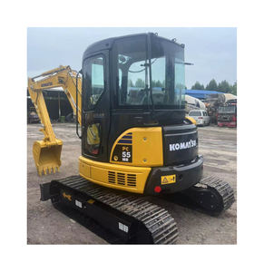 รถขุดใช้แล้วรถขุดดินไฮดรอลิกตีนตะขาบ Pc55รถ Pc55 Pc55 Komatsu ขนาดเล็ก5Ton ดั้งเดิมของญี่ปุ่น - Product Image 1