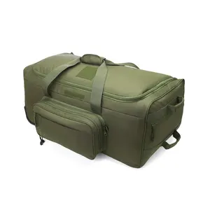 Extra große Rollt asche Tactical Wheeled Deployment Trolley Duffel Bag