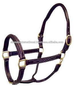 Shemax 2024 nueva moda elegante puntada acolchado cabestros estables de alta calidad personalizado al por mayor OEM hecho Pakistán Venta caliente de cuero - Product Image 3