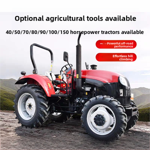 Nouveau Modèle Tracteur à Roues Compact 50 CV 4x4 pour Jardinage et Verger avec Cabine et Climatisation, Doté d'un Moteur Principal - Product Image 2