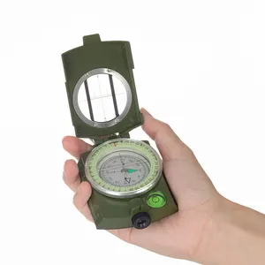Hot Selling Outdoor Sports Metal Compass Outdoor Camping Hiking Transparent Travel Compass.