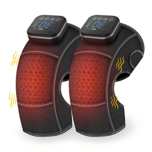 Amazon OEM nước nóng rung đầu gối massager với màn hình LCD hiển thị và có thể điều chỉnh nhiệt độ để giảm đau và cơ bắp thư giãn - Product Image 1