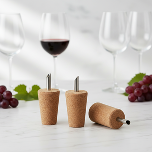 Nuovo Tappo per Bottiglia di Olio d'Oliva e Vino, Versatore Portatile Monouso con Coperchio Antipolvere e Beccuccio - Product Image 1