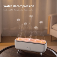 Diffuseur d'huiles essentielles intelligent avec mode de diffusion activé par la voix, télécommande et deux réglages de minuterie pour la chambre, le bureau et le studio