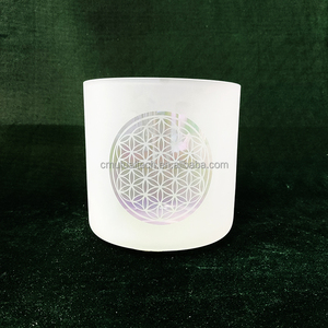 Cuencos de Cristal de Cuarzo 99.99% para Sanación Sonora, Instrumento Cósmico Colorido Transparente, Cuencos de Cristal Alquímico - Product Image 3